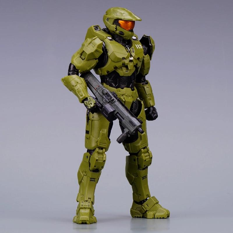 Игра 18см Re:Редактировать Достичь Масштаб 1/12 Master Chief Mjolnir Mark V1 Артикулируемая Фигурка Действия Коллекционные Украшения Крутой Подарок Для Мальчиков