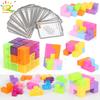 TOYS Magnetic Magic Cube Building Blocks Antistress Cubo Educational Learning 3D Puzzle Toys For Children Color Random