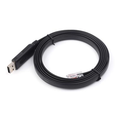Профессиональный USB-RJ45 консольный отладочный кабель Быстрая и стабильная связь для маршрутизаторов, коммутаторов, брандмауэров