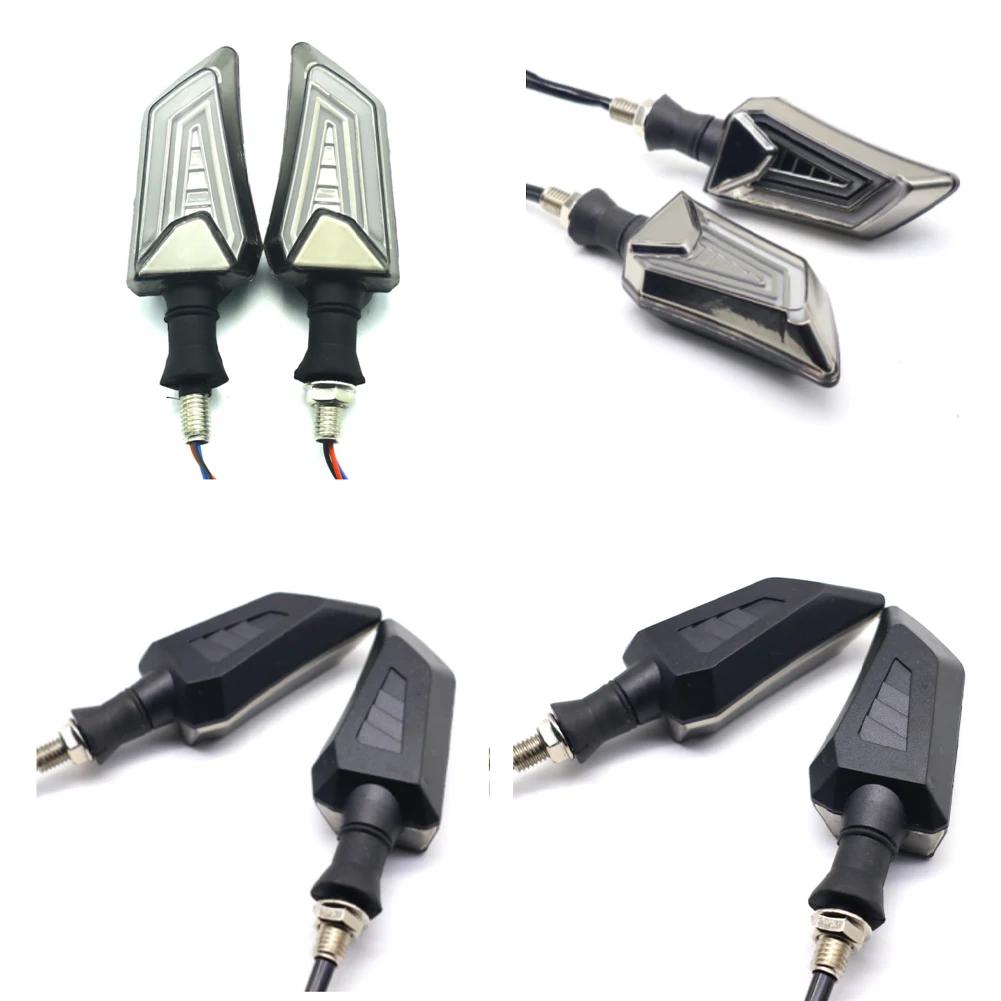 2 шт. светодиодный указатель поворота для мотоцикла DRL дневные ходовые огни индикаторная лампа мигалка 12 В мигающие огни IP68 красный синий белый