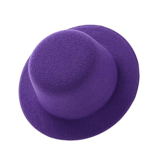 Felt Mini Top Hats Small Snowman Decoration for Christmas Dolls DIY Projects Handmade Baby Toppers Garland Decor