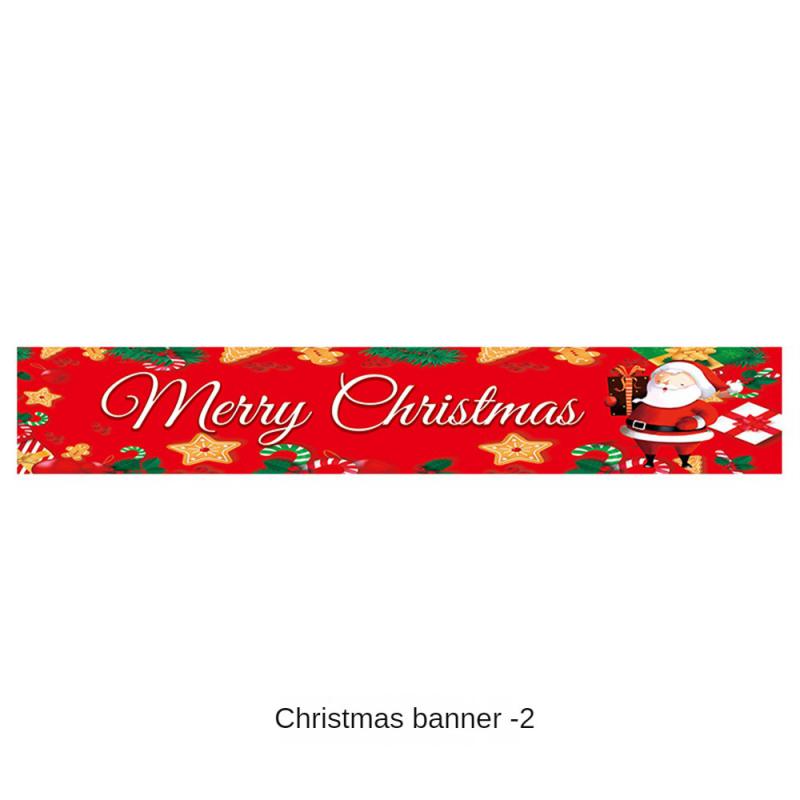 Рождественская гирлянда с баннером Веселое рождественское украшение для дома Навидад Ноэль 2024 Рождественские украшения Рождественский декор Новый год 2025