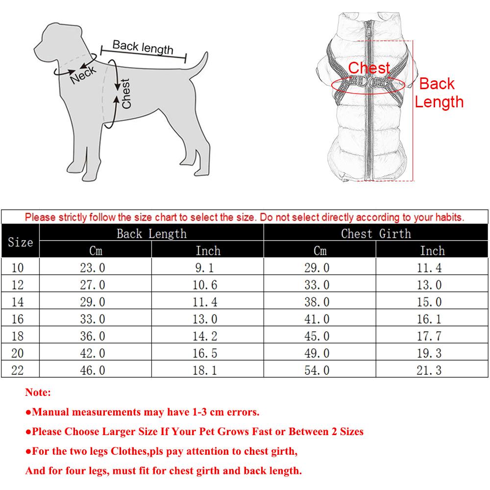 Зимняя куртка для собак, жилет для маленьких собак, одежда со шлейкой, водонепроницаемое пальто для щенков, комбинезон для французского бульдога, чихуахуа, одежда для домашних животных
