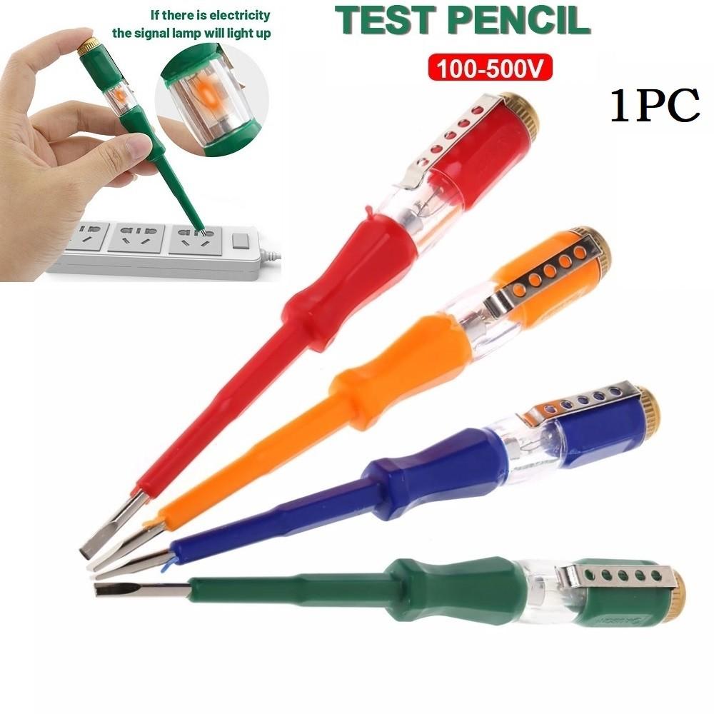 Hand Tool Test Pen LED Plastic+Stainless Steel Spare Parts