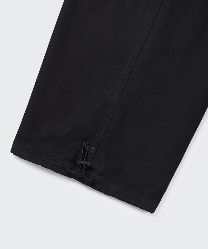 MUSINSA STANDARD WOMAN Женские хлопковые парашютные брюки-карго [Черный]