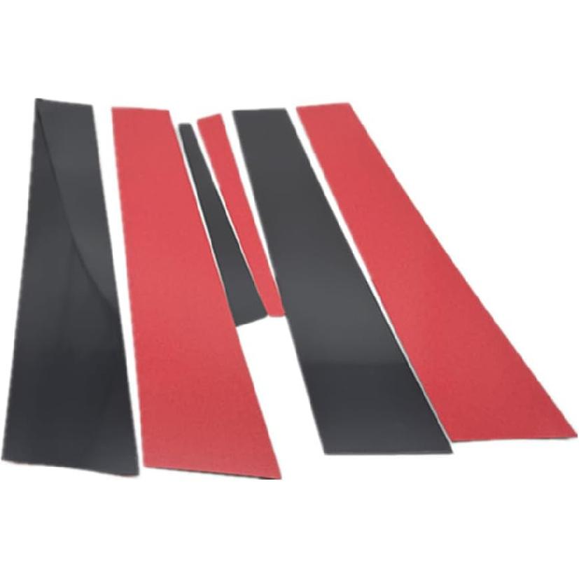 Door Window Pillar Posts Trim Molding Cover for Cadillac ATS Sedan 2013-19 | 6Pcs/Set, Glossy Black Stickers