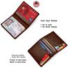 Leather Credit Card Case Ultra Thin Card Holder Protective Card Wallet with ID Window
