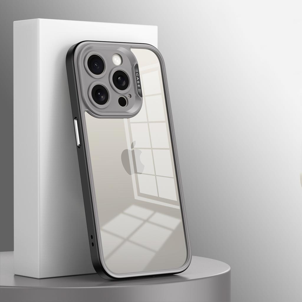 Luxury Hybrid Shockproof Armor Camera Protection Case For iPhone 15 Plus 14 13 12 Pro Max Transparent Hard Acrylic Back Cover