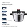 Macaiiroos 304 Stainless Steel Pressure Cooker