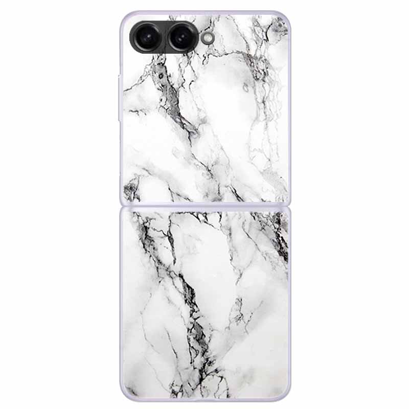 For Samsung Galaxy Z Flip 7 5G Case Flip7 Coque Transparent Plastic PC Hard Phone Case For Samsung Z Flip 7 6 5 Back Cover Case