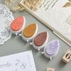 Юэчжэнь Подушечка для туши Капля воды Киноварь: Детский дневник ручной работы и компаньон для штамповки для рукоделия и рисования.