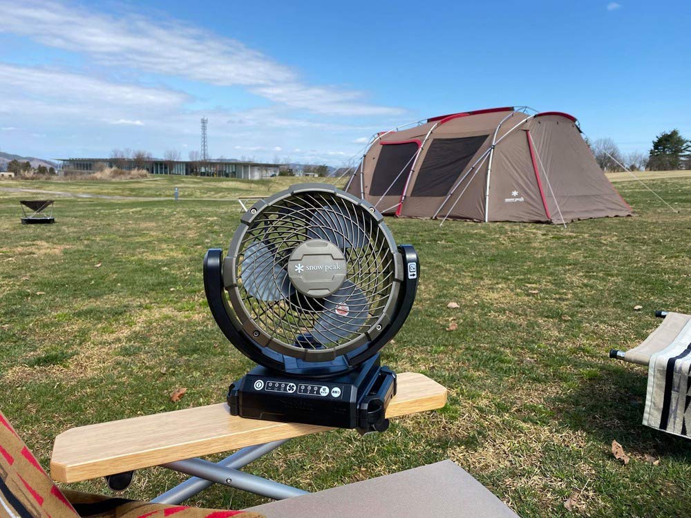 Вентилятор Snow Peak Fan Makita Field Fan Адаптер переменного тока Зарядное устройство продается отдельно Электрический вентилятор Циркуляционный насос Маленький уличный кемпинг В комплекте/аккумулятор