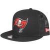 Casquette Trucker Snapback New Era 9Fifty - Tampa Bay Buccaneers - Noir Et Rouge - Homme
