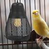 Ceramic Heat Emitter Pet Heating Lampshade Iron Mesh Dome Anti-scald Lampshade  Pet Coop