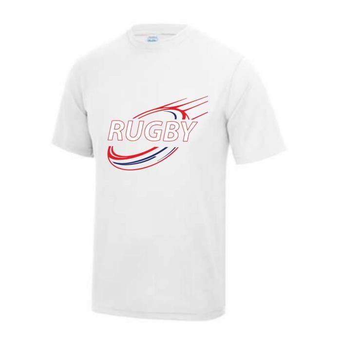Tee-shirt de rugby - NPZ - Tee-shirt de Rugby Technique - Respirant - Confortable - Rouge