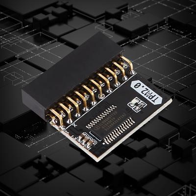 Модуль безопасности шифрования TPM 2.0, 20-контактная карта материнской платы, Запасная часть, Удаленная карта TPM 20-1 Pin для платформы Gigabyte
