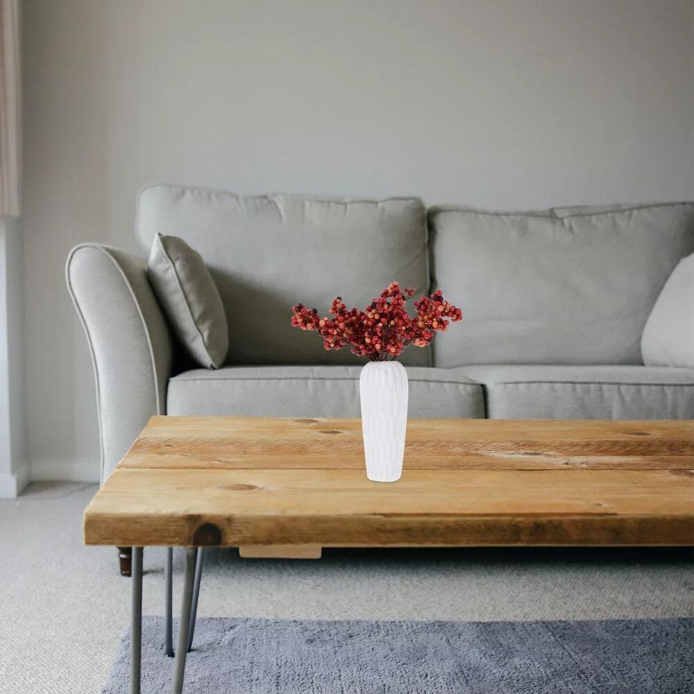 10 шт. искусственных стеблей ягод, рождественские ягодные палочки, декоративные ветки ягод