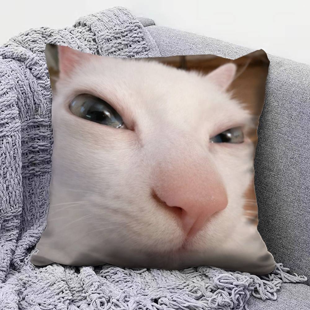 Смешные Кошачьи MMeMe Наволочки Домашние Подушки для Дивана и Декоративные Индивидуальные