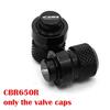 New For HONDA CBR650R CB650R CB 650R CBR 650 R -2023 Motorcycle Accessories Kickstand Side Stand Enlarge Pad Free Valve Caps
