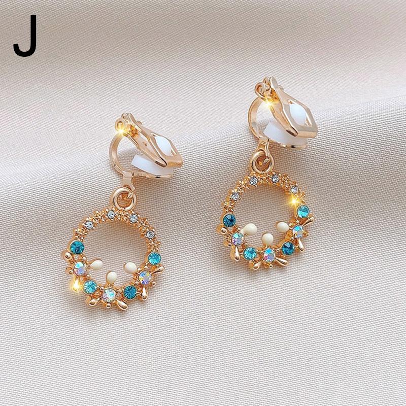 Модные серьги «Звезда Луна» с жемчугом, клипсы для ушей, цветочные украшения с бантом