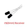 200PCS 3mm 5mm 940nm LEDs Infrared Emitter and IR Receiver Diode 100 Pairs Light Emitting Receiving DIODES F3 F5