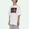 OFF WHITE Caravaggio Футболка оверсайз с коротким рукавом OMAA038R21JER0030125