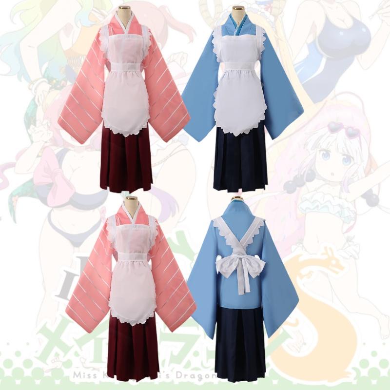 Аутентичный косплей Dragon Maid Коноэ Тору Наряды для женщин