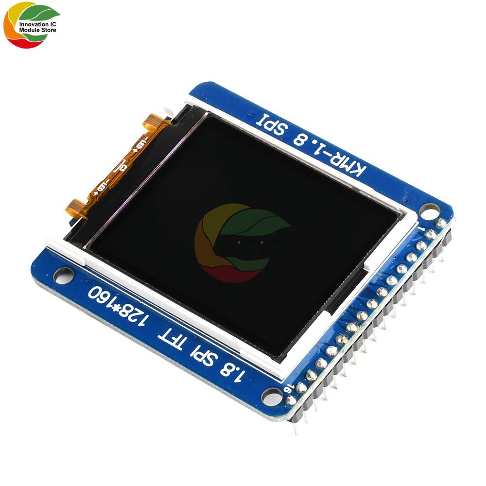 1,8-дюймовый TFT LCD RGB модуль дисплея ST7735 драйвер 128x160 разрешение 16-контактный SPI последовательный интерфейс LCD экран модуль для Arduino