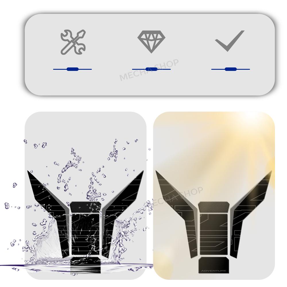 For X-ADV 750 XADV 750 2021-2024 3D Gel Resin Motorcycle Tank Pad Protection Sticker New Decorative Decal