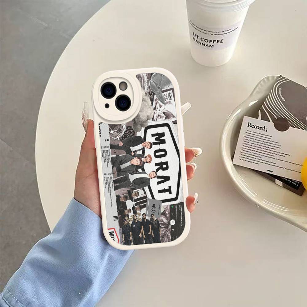 Чехол для телефона M-Morat Band для IPhone 16 15 14 13 12 11 Pro Max Plus Мягкая кожаная крышка