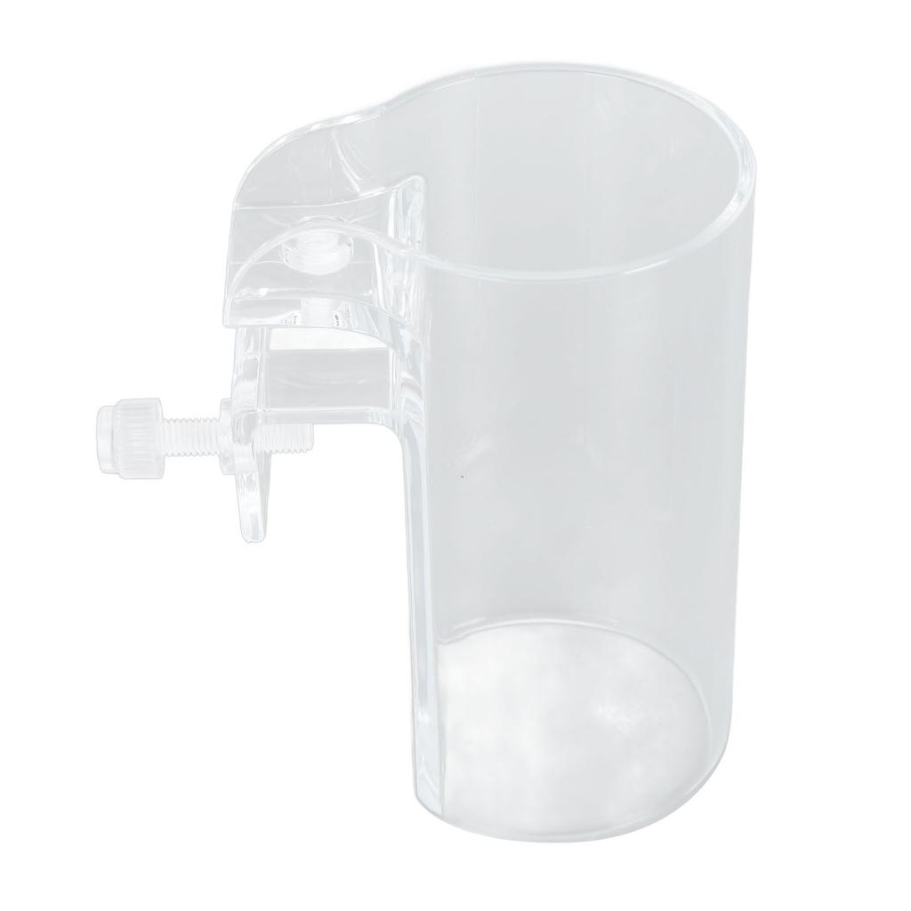 Fish Food Feeder Tube Transparent Acrylic Floating Food Feeding Fish Tank Feeding Tube for Aquarium