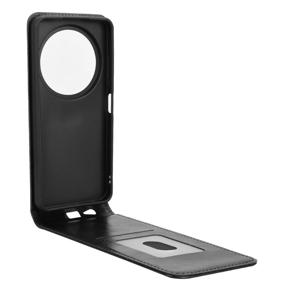 Чехол для телефона для ZTE Blade A75 5G/nubia Focus/nubia Calf 5G Магнитный вертикальный откидной кожаный чехол со слотом для карт