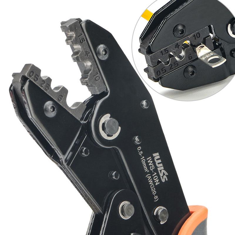 1 шт. Щипцы для обжима клемм аккумуляторного кабеля, медные стыковые соединители и соединители проводов, инструменты для обжима проводов