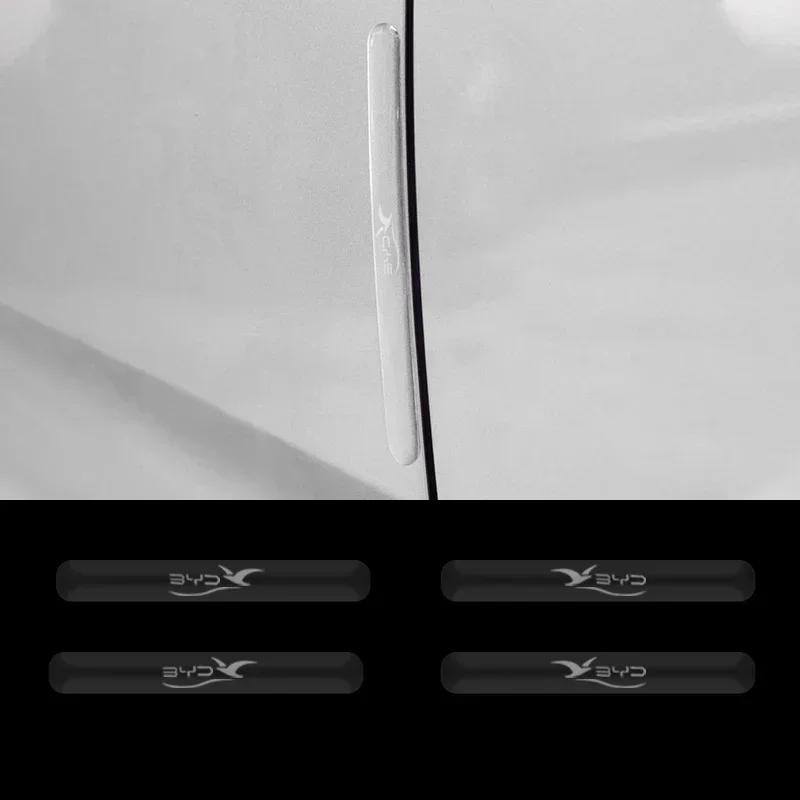 Наклейка на углубление дверной ручки автомобиля для BYD Seagull, прозрачная наклейка для защиты ручки двери, пленка для поверхности краски, антицарапины, автоаксессуары