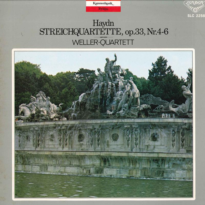 LP Record WELLER QUARTETT Haydn Streichquartette No. 40 Op.3 SLC2258 LONDON 1972 Japan Classical Used