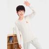 Jiubansui Anti-Static Kids Thermal Fleece-Lined Long-Sleeve T-Shirt