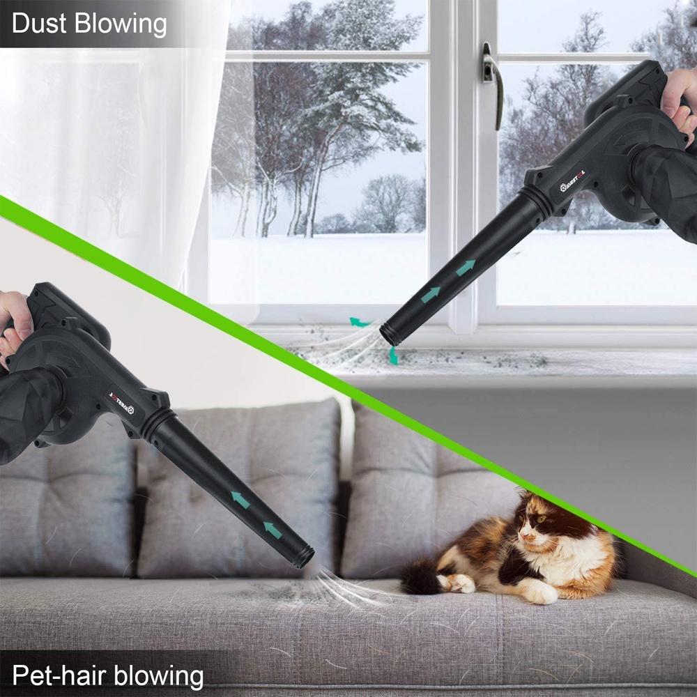 2 в 1, 1500 Вт, беспроводной электрический воздуходувка, вакуумная выдувка, всасывающий лист, ПК, пылесборник, коллектор для батареи Makita 18 В