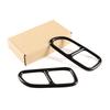 For Mercedes Benz CLA C117 SLK 2009-2016 Car Tail Throat Decor Frame Exhaust Pipe Trim Cover Stainless Steel Accessories 2 Pcs