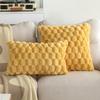 Ананас Плюшевые Линии Наволочка Спальня Имитация Кроличьего Бархата Подушка Диван
