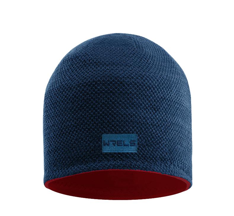 Wrels Knitted Hat Double-Sided Pullover Hat Warm Thickened Winter Hats Windproof Sun-Proof Beanie Hat Elastic Cycling Ski Cap