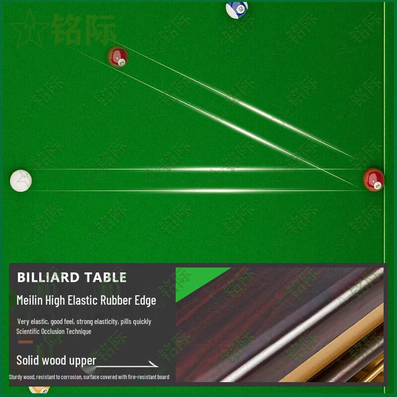 Mingji Chinese 8-Ball Steel Frame Billiard Table
