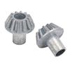 2Pcs RC Car Metal Bevel Gear Zinc Alloy 12T Metal Bevel Gear Replacement RC Parts for WLtoys 124008