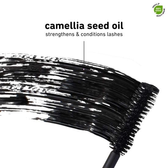 Plum Тушь для ресниц Eye-Swear-By Volume | Легкая и легко наращиваемая формула | 100% веганский продукт и не тестируется на животных | 01 Black