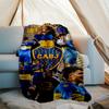 Club Atlético Boca Juniors printed throw blanket—soft,warm;versatile blanket for all seasons—perfect as &air-conditioning throw,nap blanket