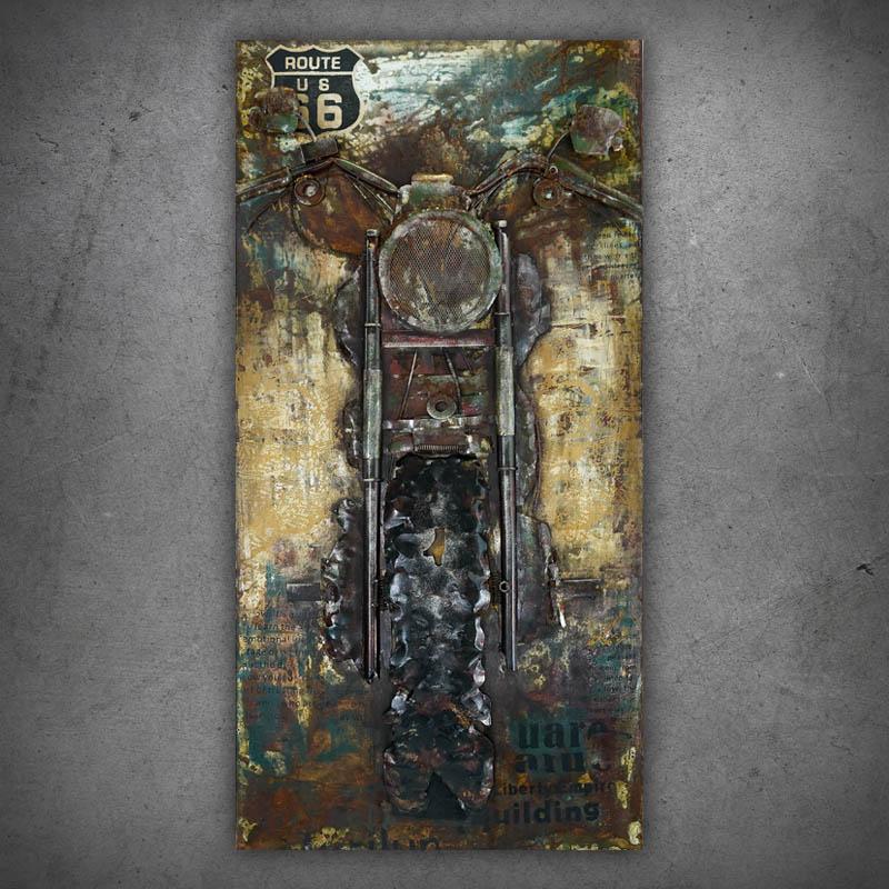 3D metal picture LOFT MOTOR 2 65x130