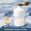 with Ice Cube Mold Mini Shaved Ice Machine Hand-Operated Small Hail Machine  Kitchen Tool