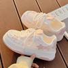 Little White Shoes Women's Summer Breathable Mesh Mesh Shoes New Shoes with Skirts Versatile Platform Sports Board Shoes
