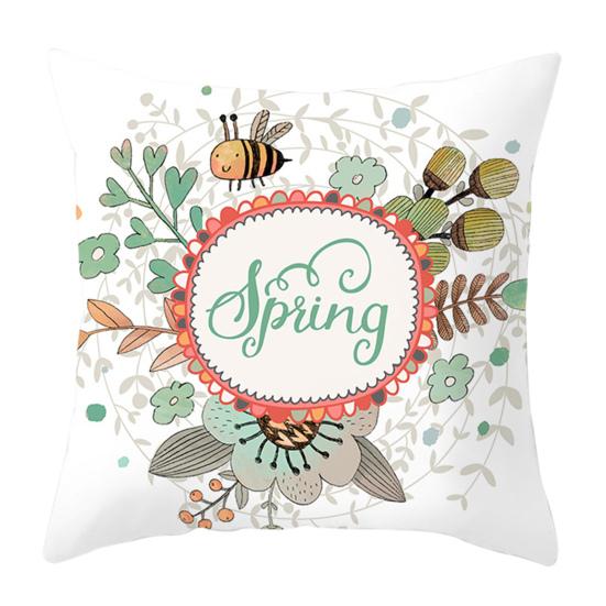 Наволочка с буквами, потайная молния, декоративная Пасхальный кролик, яйца, диван, спальня, автомобильная подушка, чехлы, товары для дома