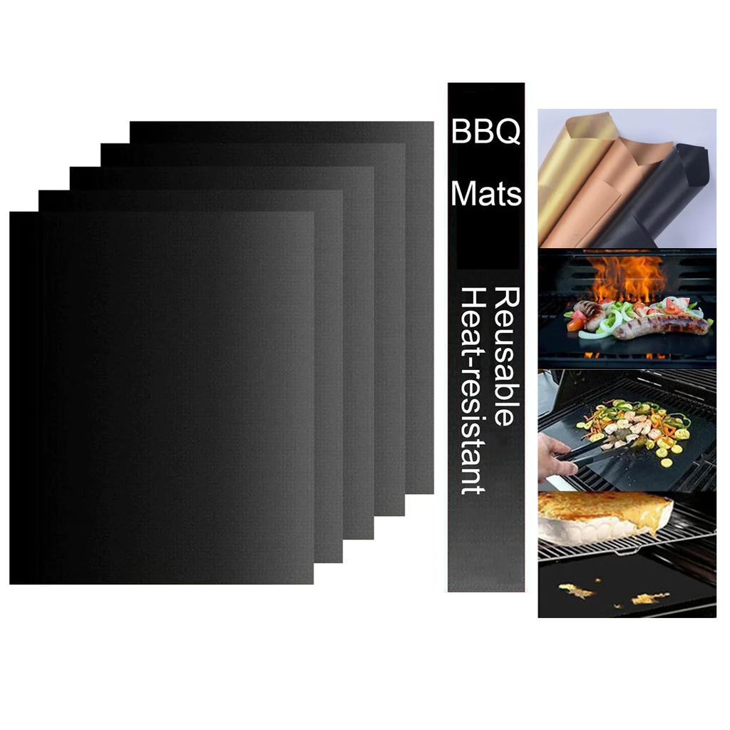 На открытом воздухе Кемпинг Пикник Антипригарный коврик для гриля для барбекю Многоразовый противень для выпечки для барбекю Инструмент для духовки Кулинарные принадлежности Противень для гриля для барбекю