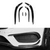 6pcs/Set Car Front Bumper Spoiler Splitter Cover Fog Light Splitter Trim for Mercedes Benz C Cl W205 2015 2016 2017 2018